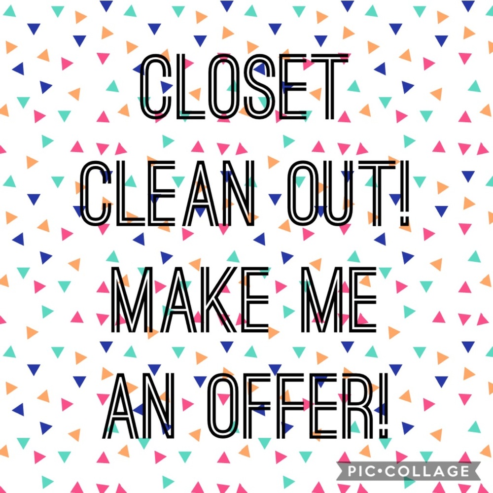 •CLOSET CLEAN OUT SALE• ACCEPTING OFFERS